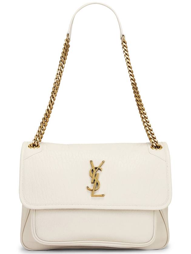 YSL Saint Laurent Saint Laurent Trending Nikki Shoulder Bag Blanc Medium Chain