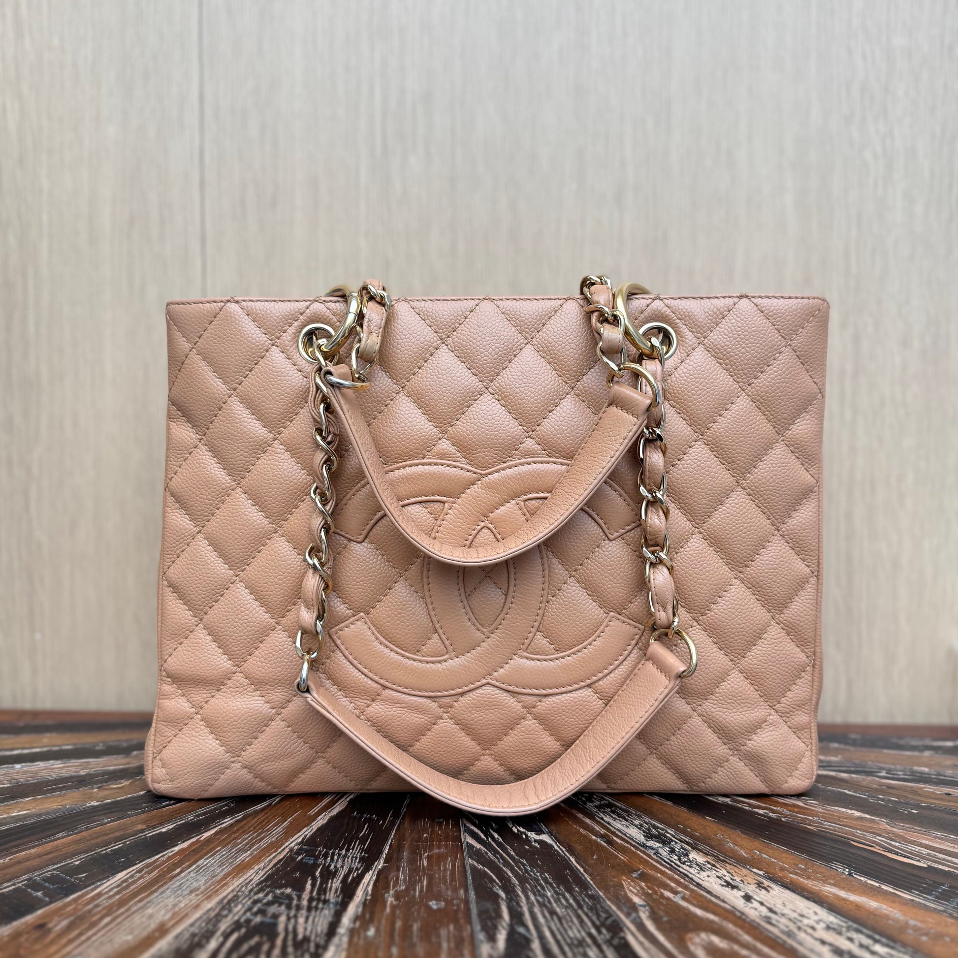 Chanel Double Stitch Boy Tote - Brown Handle Bags, Handbags