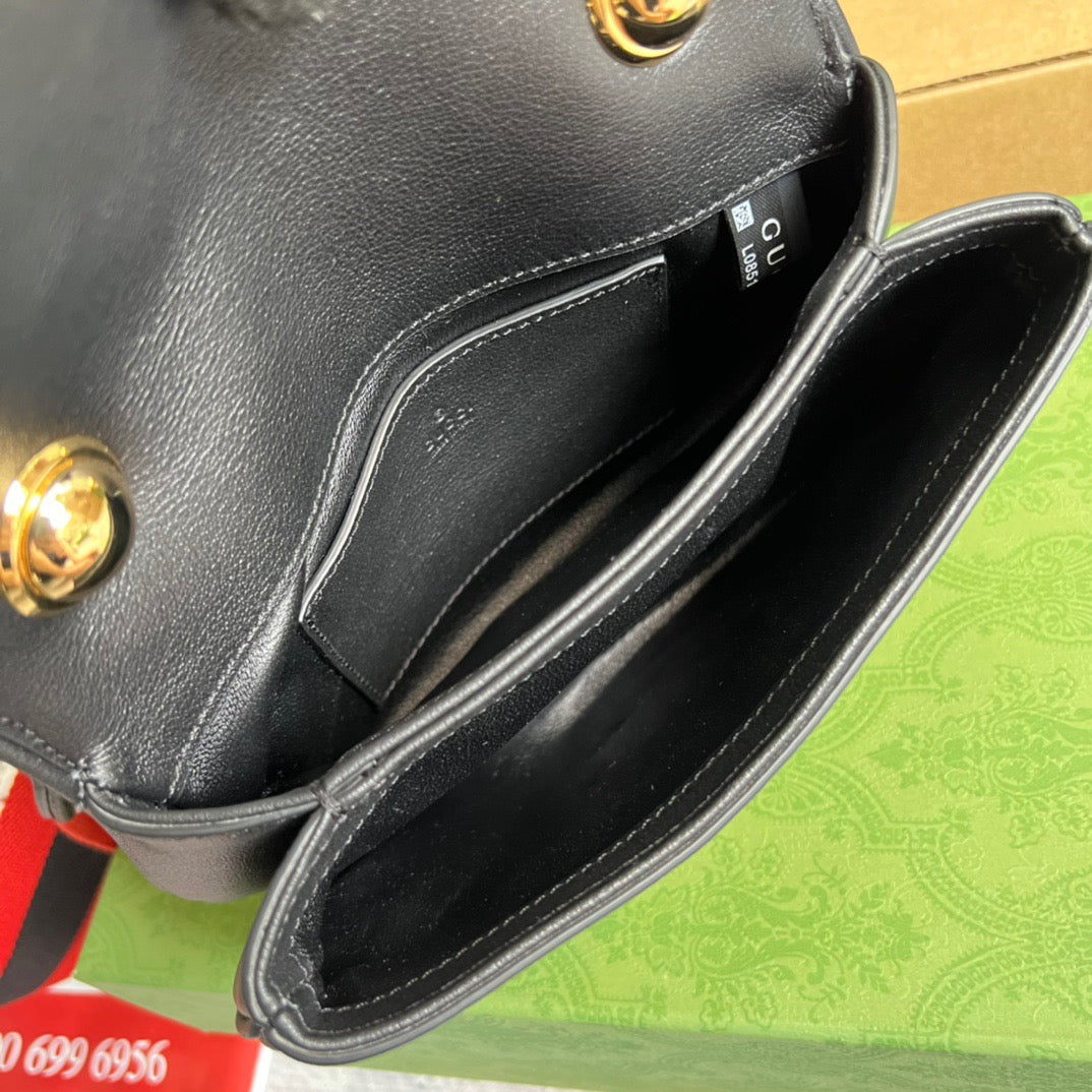 gg Blondie , ’s 8.7in Black Mini Bag