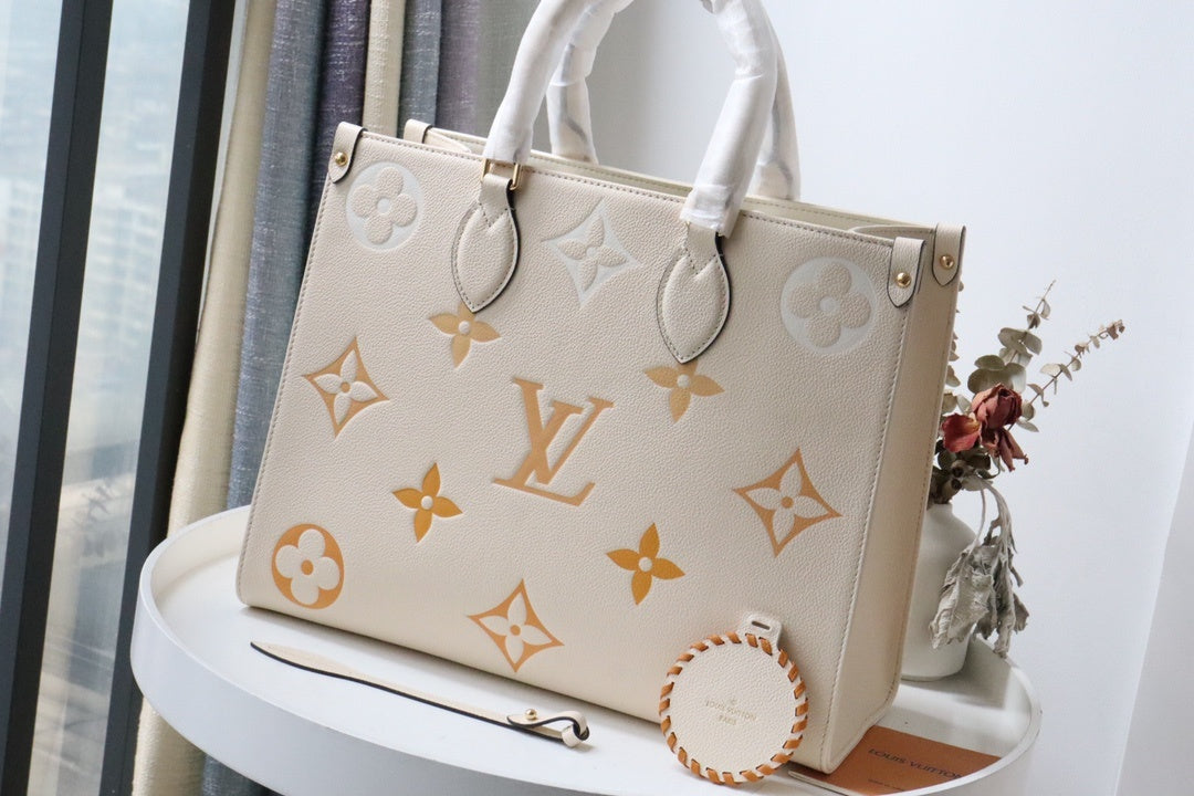 Top Quality Onthego Mm Tote Bag Empreinte Monogram Cream