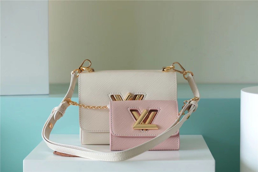 Top Quality Twist Pm Bag Shoulder And Brown Pink Crossbody Bag