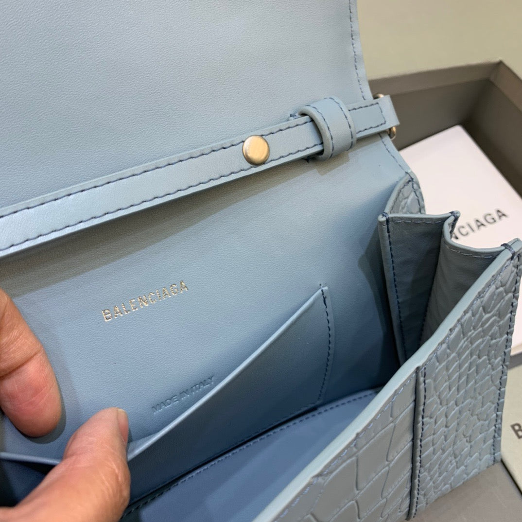 Top Quality Hourglass Wallet On In For Blue Chain Crossbody Bag