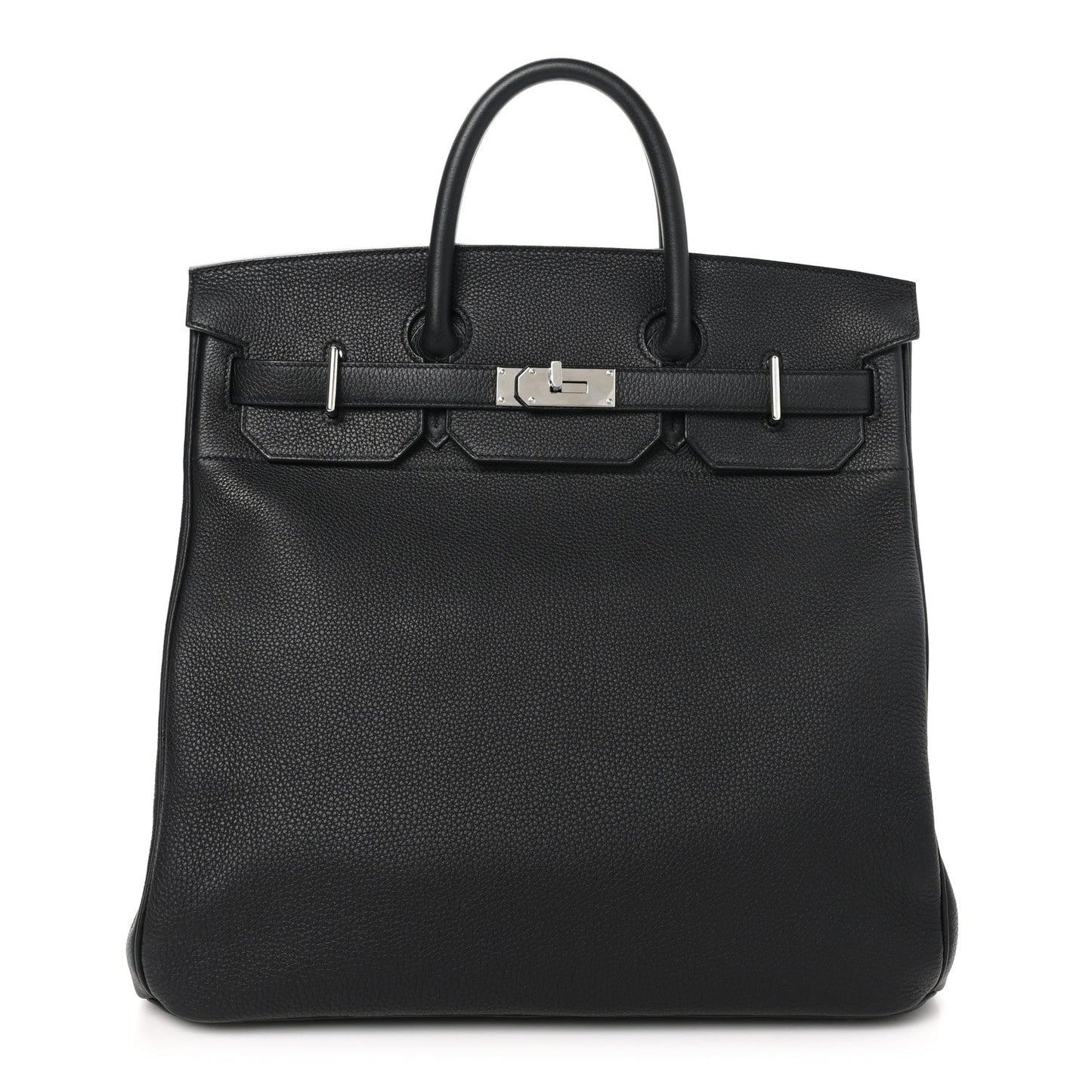 Hermes Togo Hac Birkin Handbag Black Travel Bag