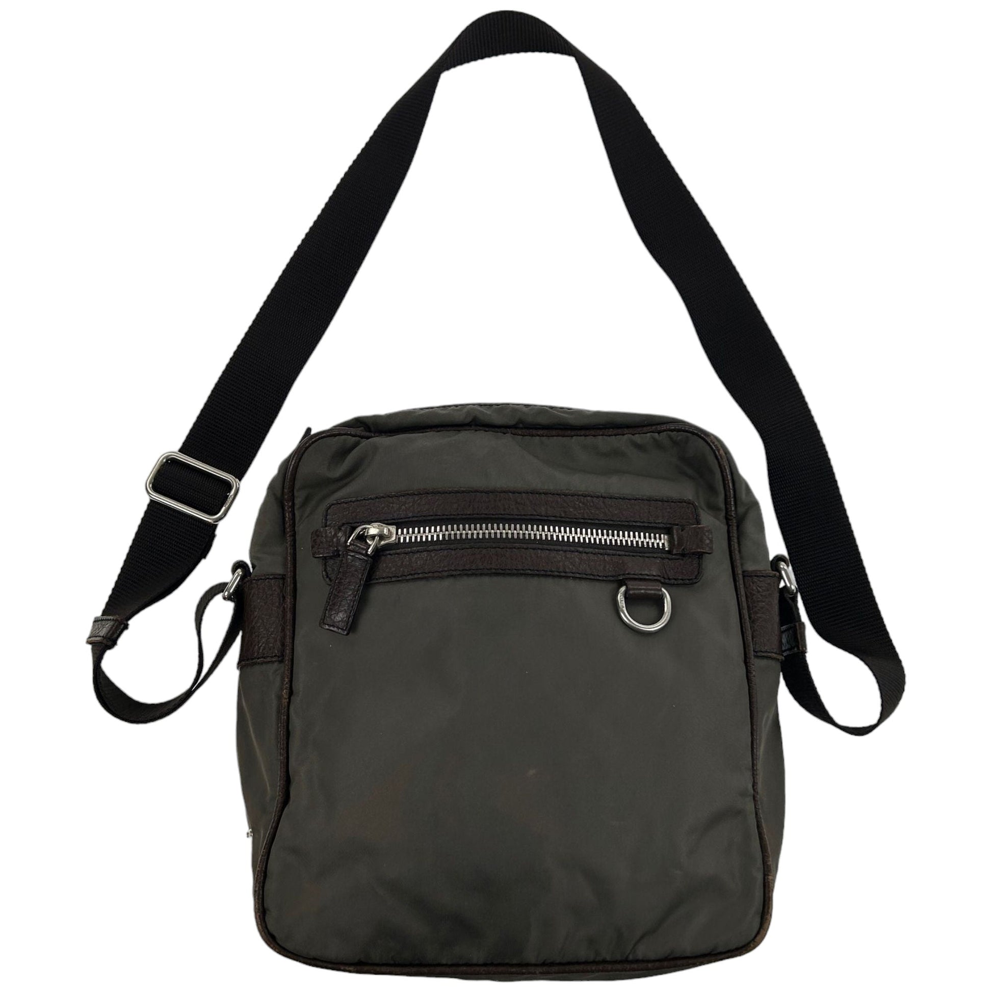Prada Handbag Cross Body Bag Green