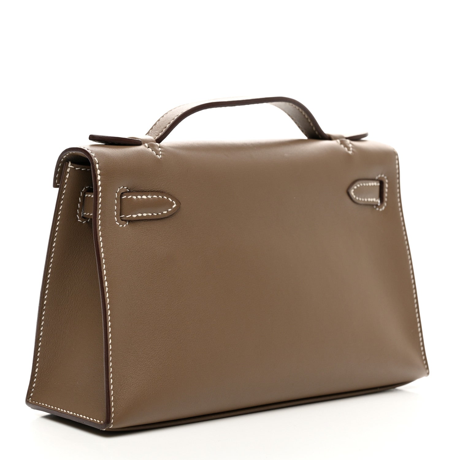 Hermes Swift Kelly Pochette Clutch Etoupe Clutch Bag
