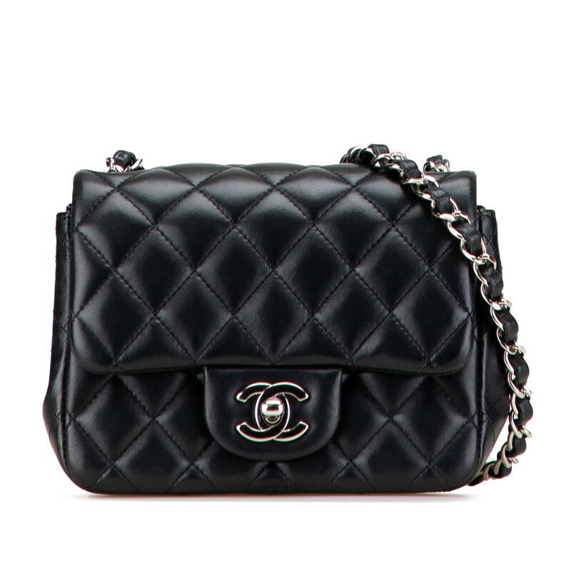 Chanel Coco Mark Matelasse Lambskin Shoulder Bag