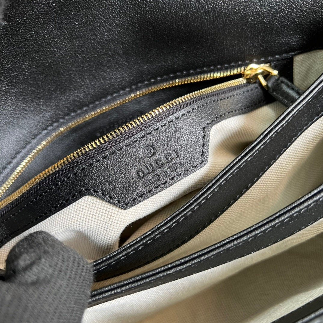 gg , ’s 17.7in Black Small Top Handle Travel Bag