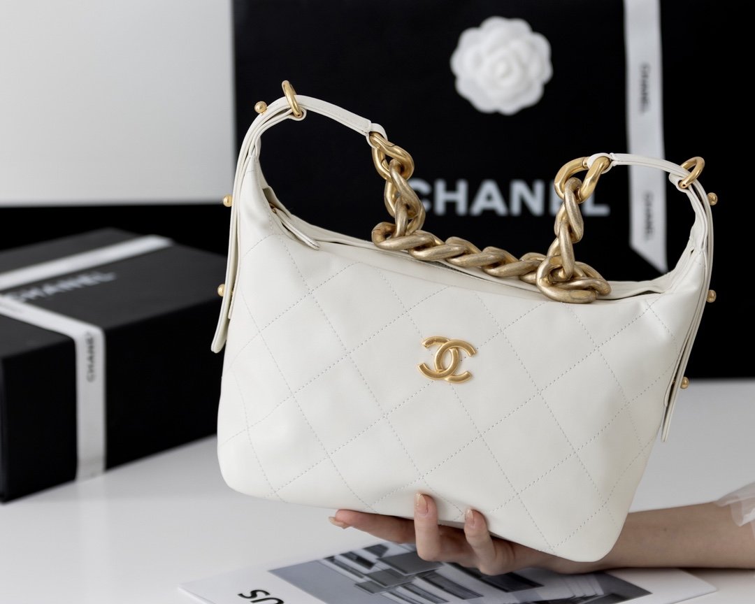 Chlmetop Qualityum Hobo Bag For Women White Shoulder Bag