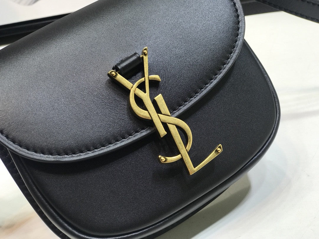 YSL Saint Laurent Kaia 7in 18.5cm Black Small Satchel Bag