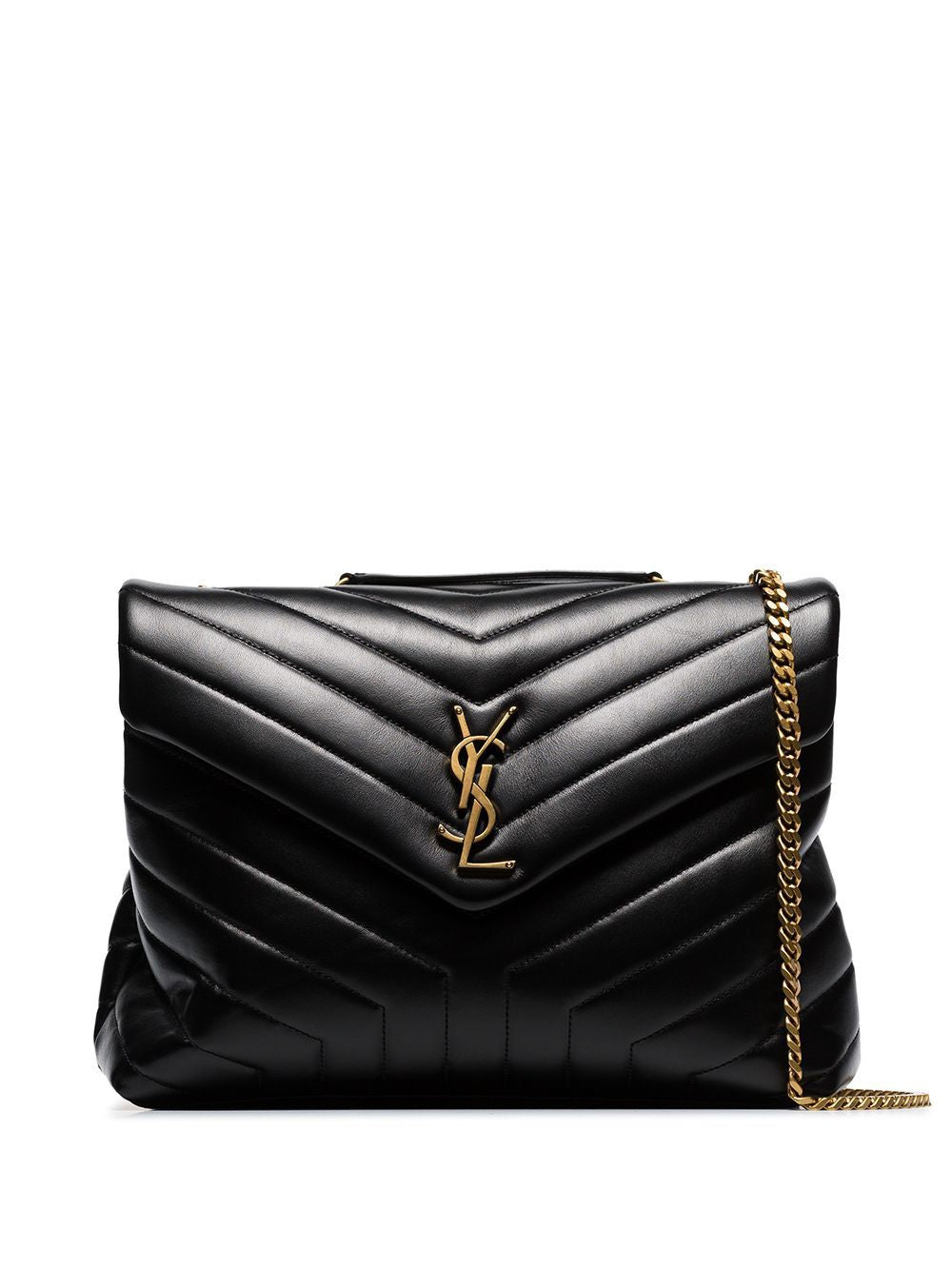 YSL Saint Laurent Saint Laurent Trending Women Loulou Shoulder Bag Black Medium