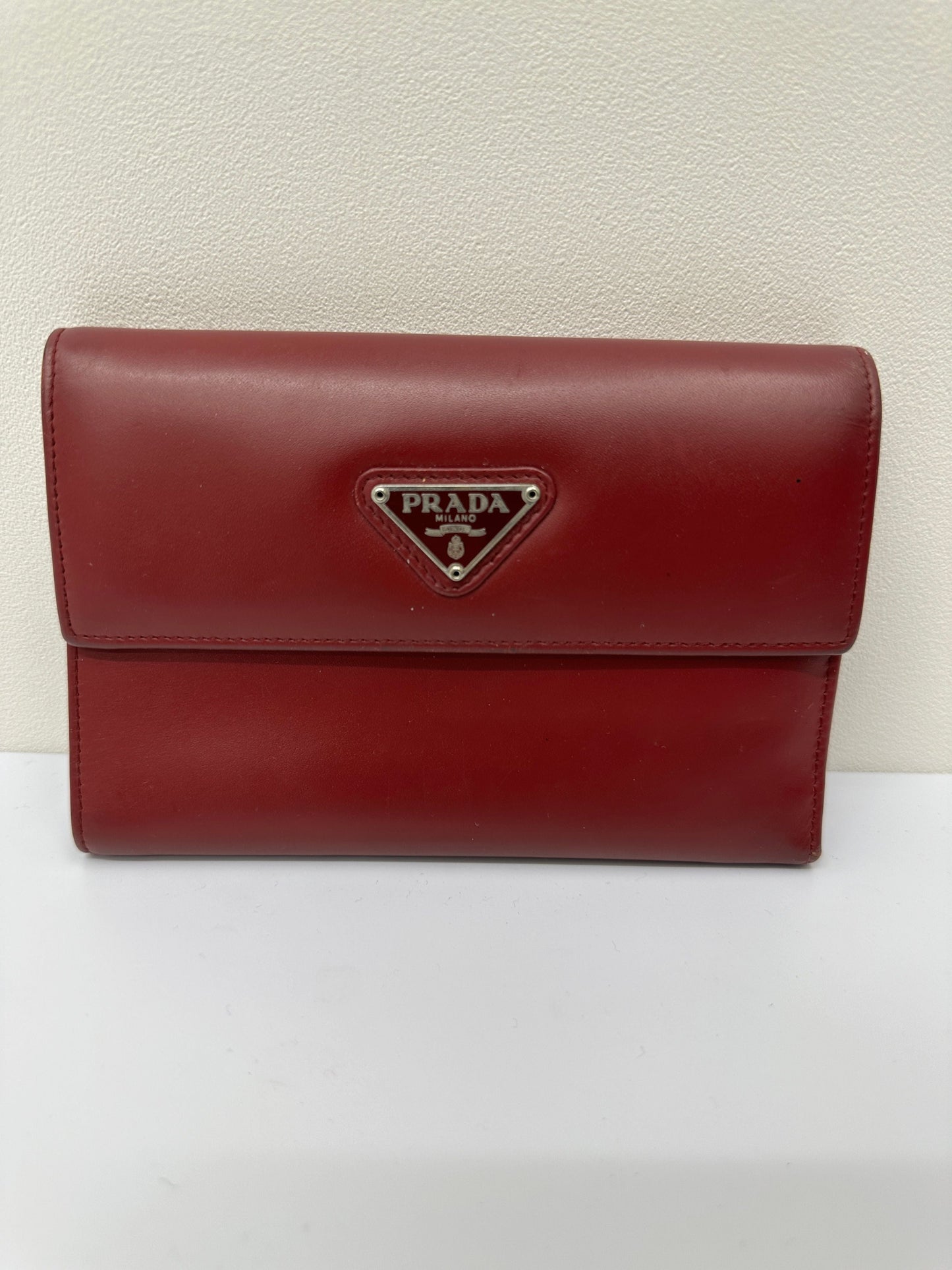 Prada Handbag Bags Rare Oversized pr8810ff Nylon Red Logo