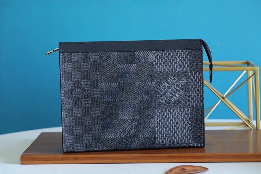 Top Quality Pochette Voyage Mm Damier Graphite Canvas Travel Bag