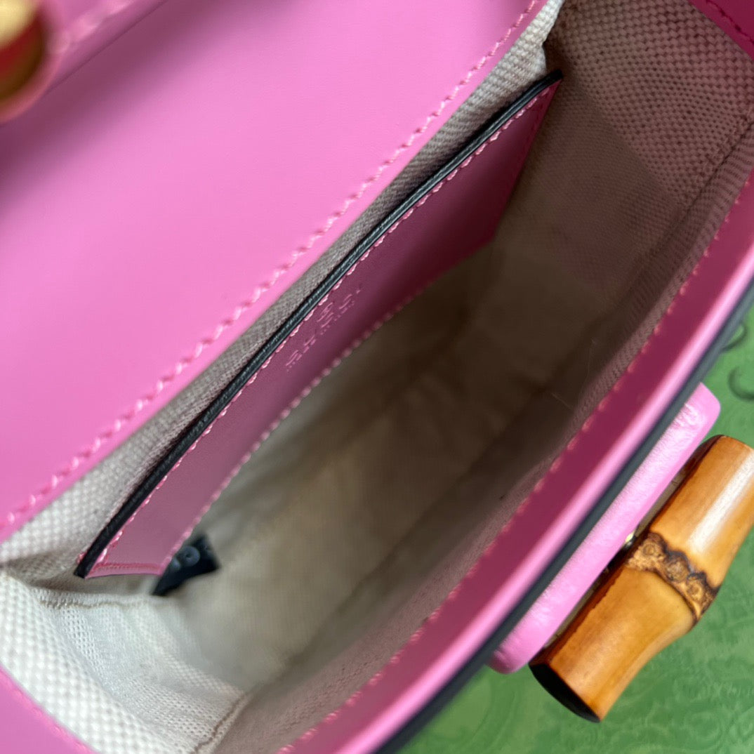 gg Bamboo , ’s 6in Pink Mini Bag