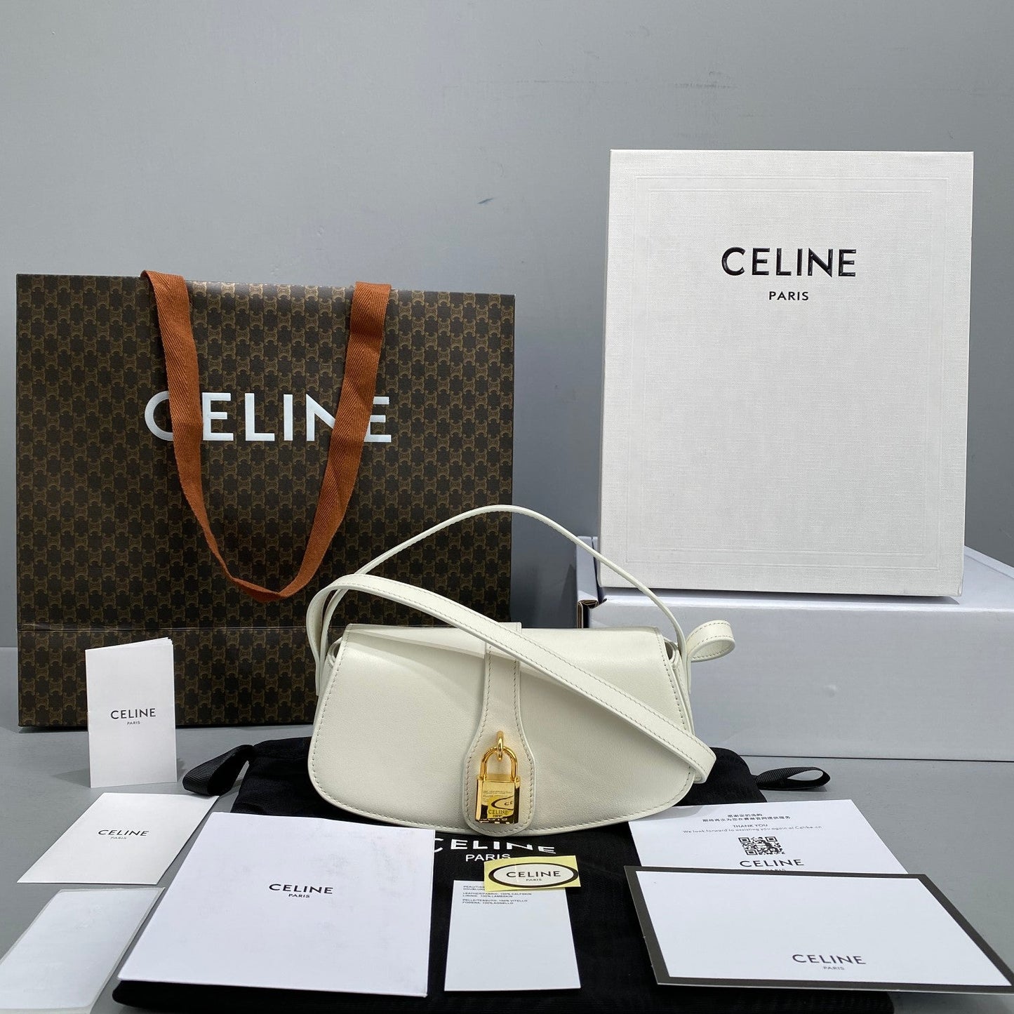 Top Quality Clutch On Strap For Women White Clutch Bag 10I593Dq101Op 1679