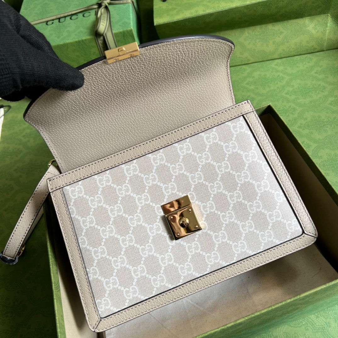 gg Ophidia gg , ’s Beige Small Top Handle Travel Bag