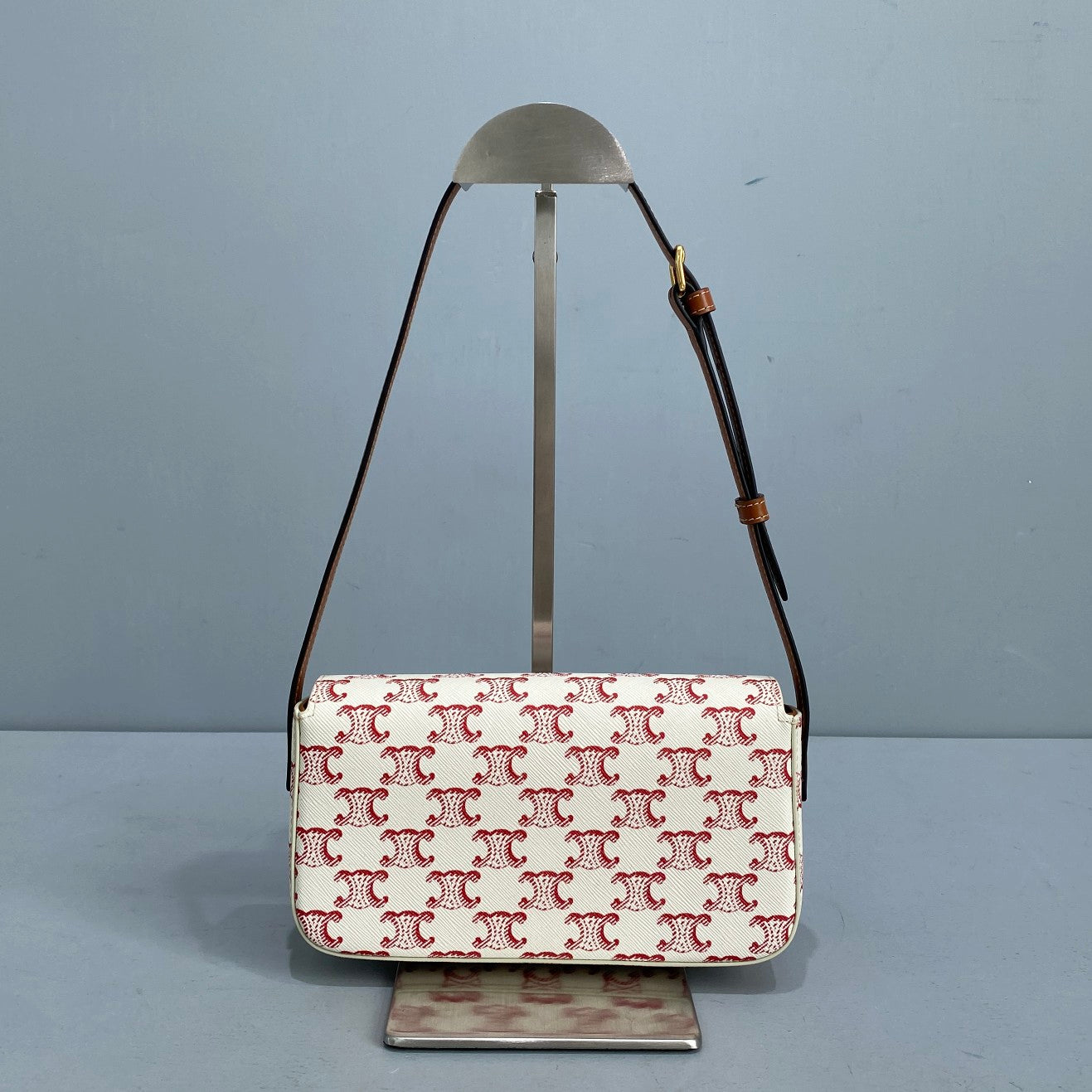 Top Quality Triomphe Shoulder Bag In Triomphe Canvas Red 194142Cuz27Ed 8878