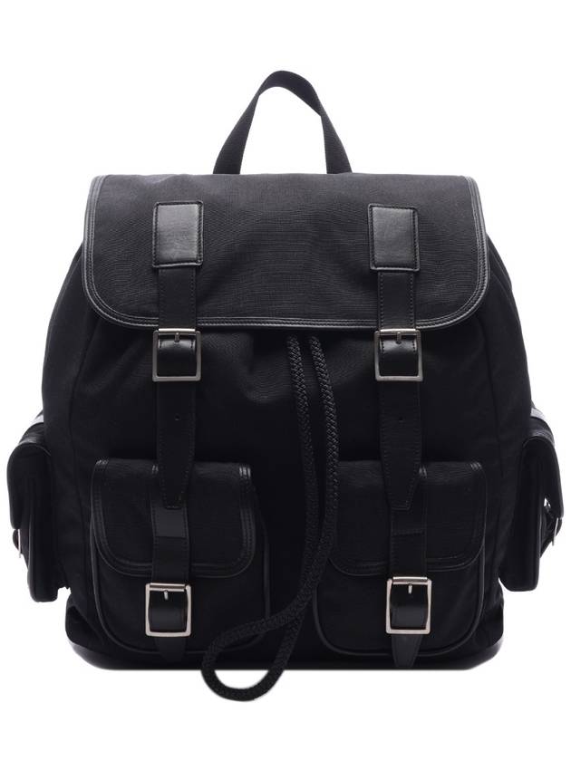 YSL Saint Laurent Saint Laurent Trending Buckle Pocket Backpack Black