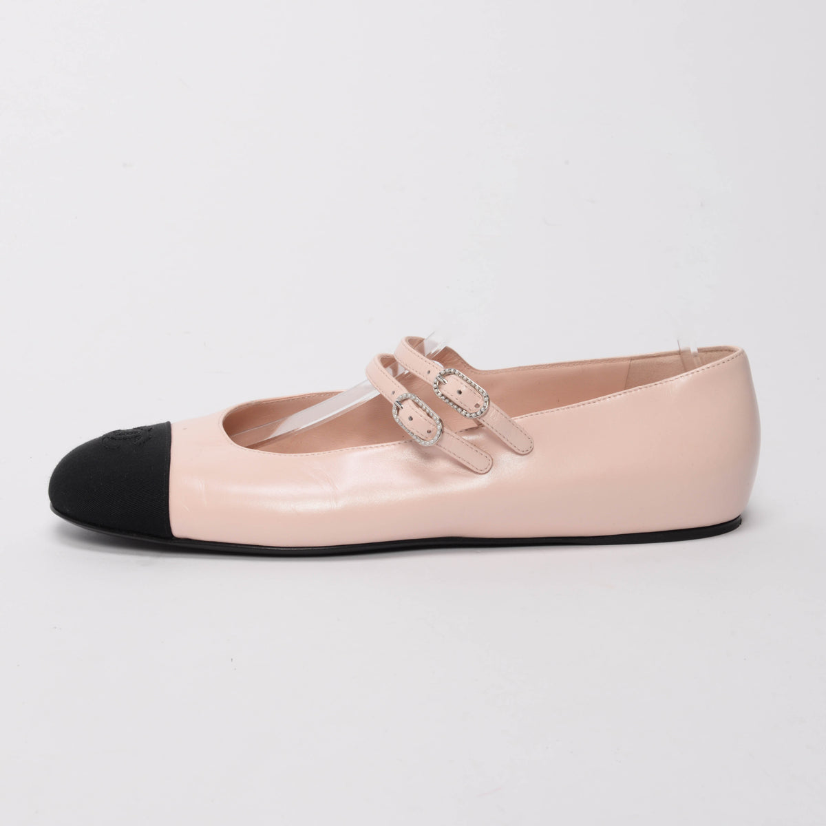 Chanel Pink Pearlescent Lambskin Mary Jane Flats 41 for Women
