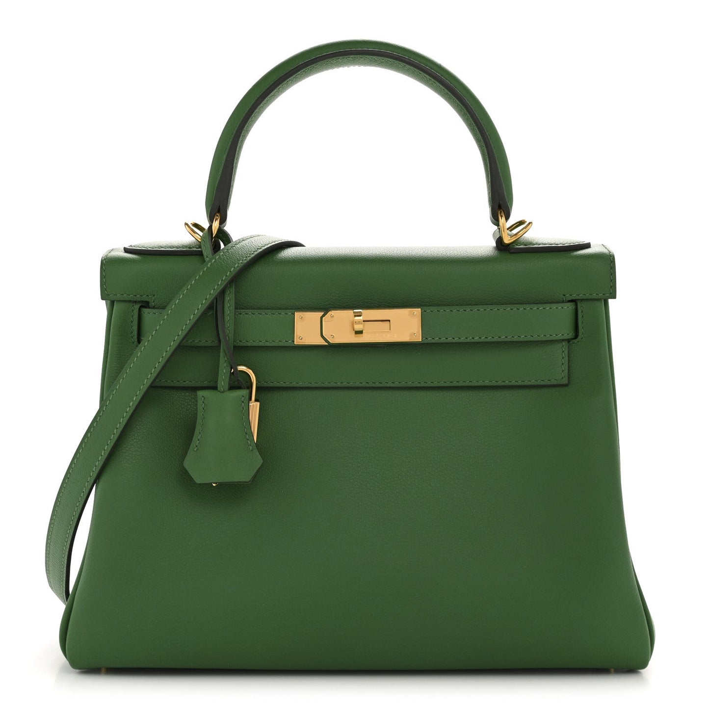 Hermes Evercolor Kelly Retourne Cactus Handbag Travel Bag