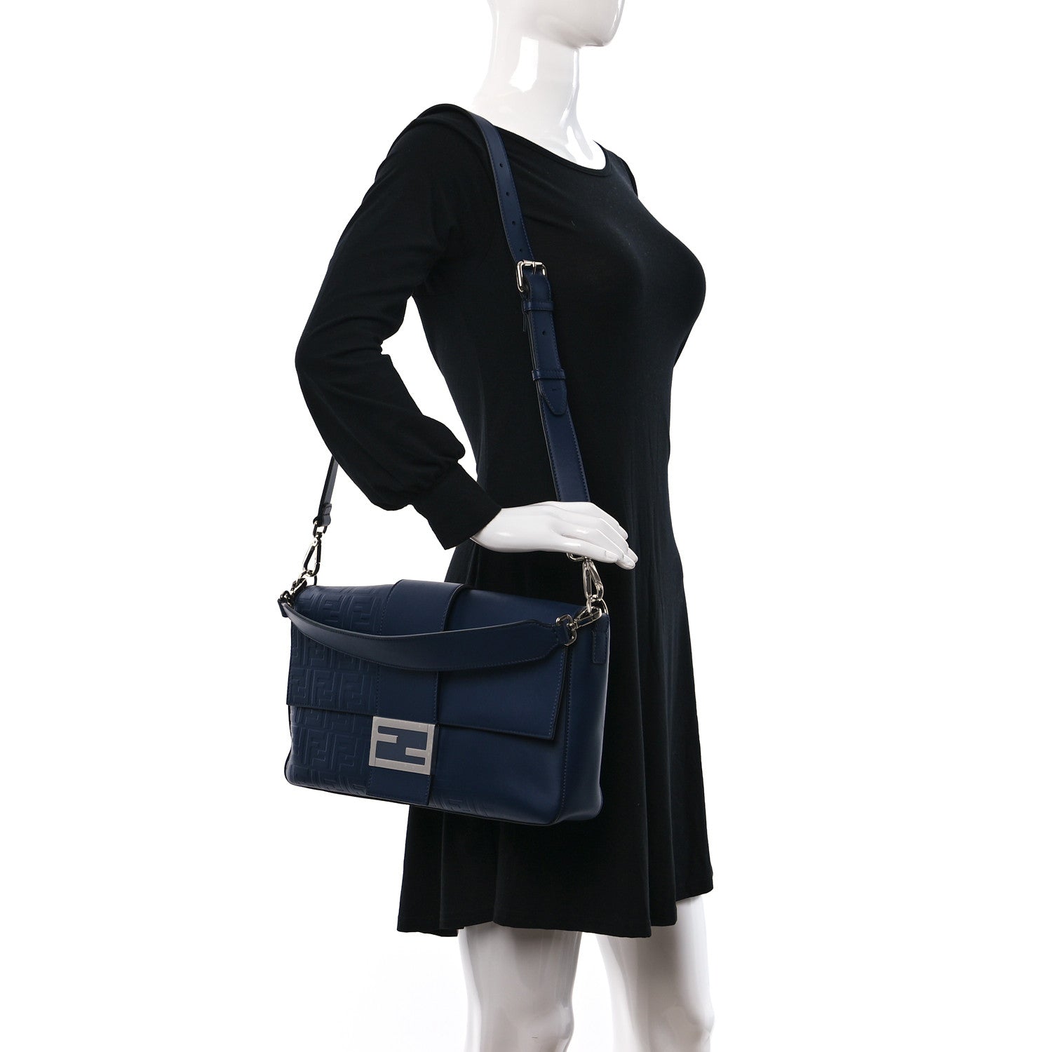 Fendi Grace Ff Bag Vitello Large Travel Bag