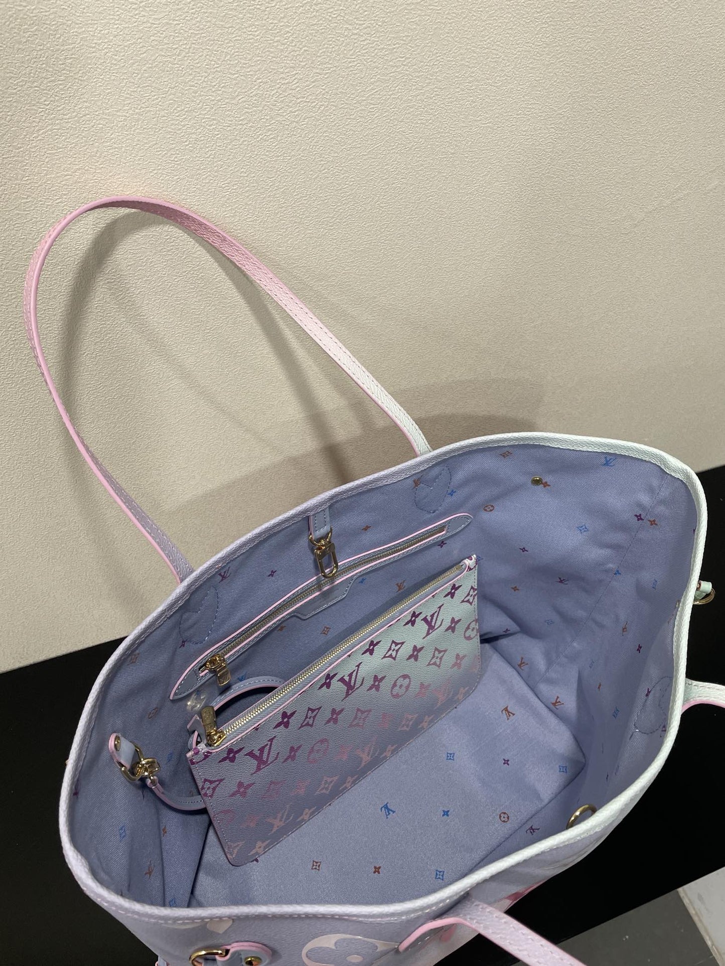 Top Quality Neverfull Mm Tote Bag Sunrise Canvas Monogram Shoulder Bag