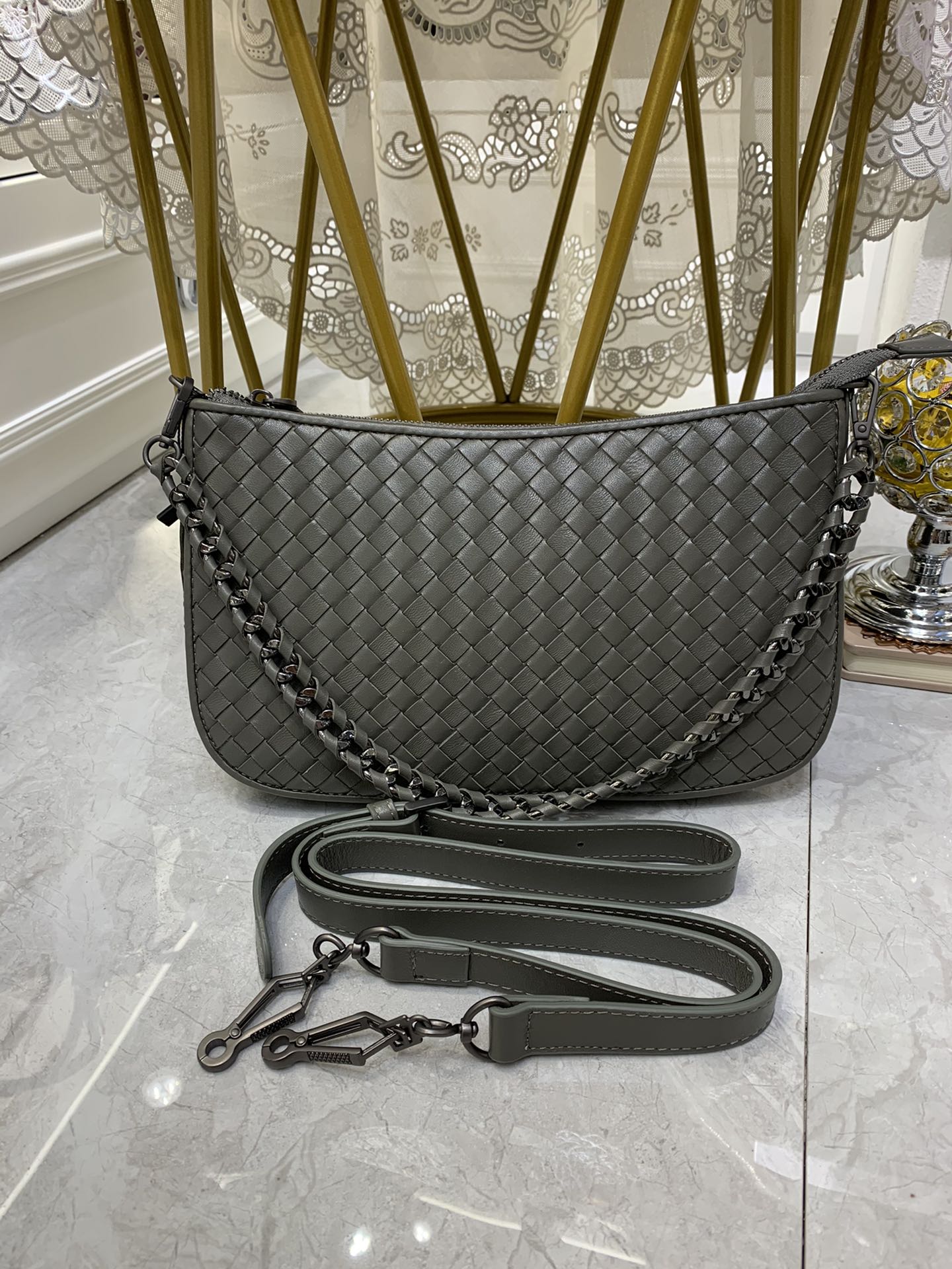 Top Quality Crossbody Bag Cinereous For Women