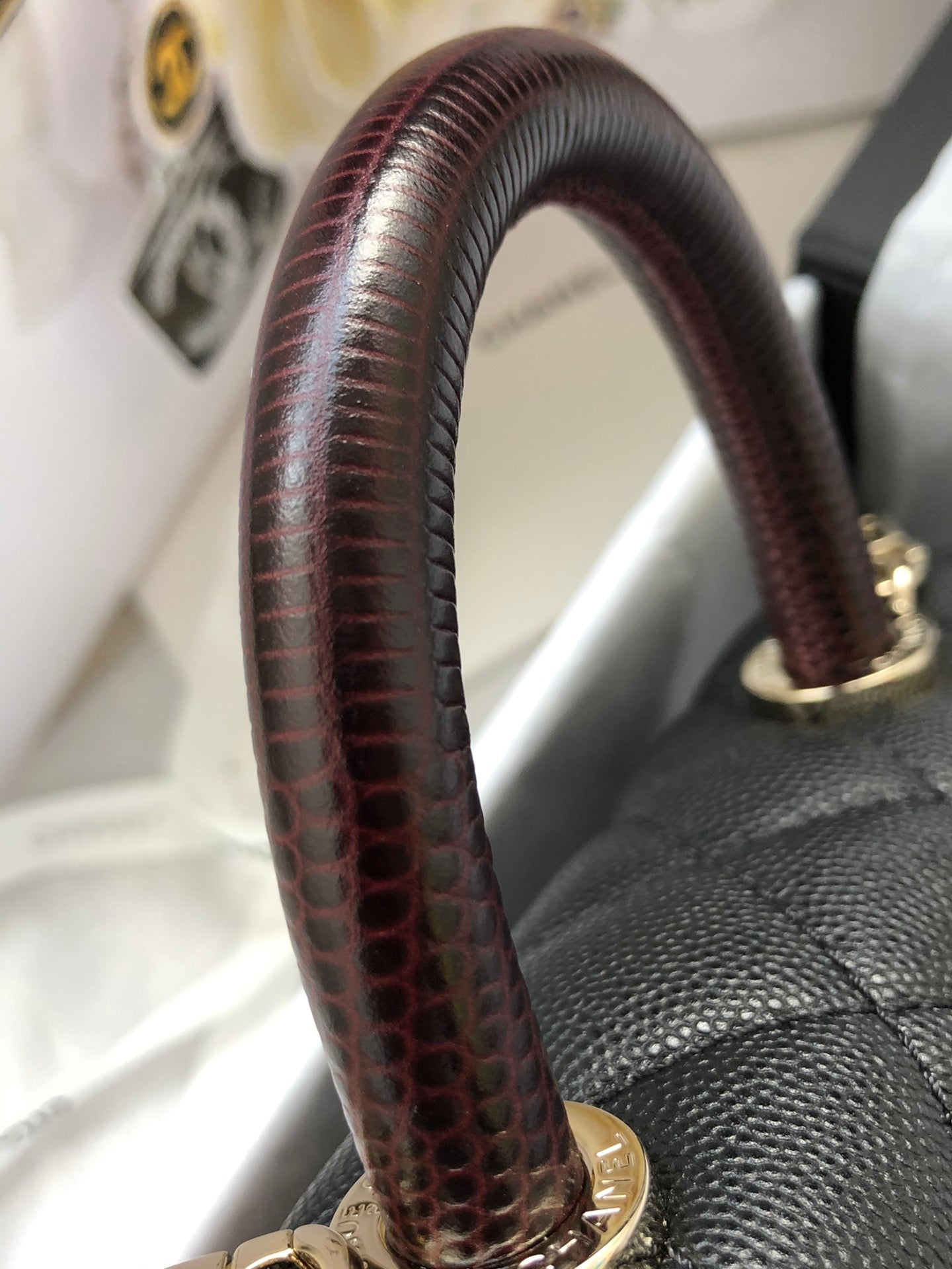 CHL Classic Flapbag 7.5in 19cm Black Mini Top Handle Mini Bag Wombeaunoirrbeaunoirr 75In19Cm