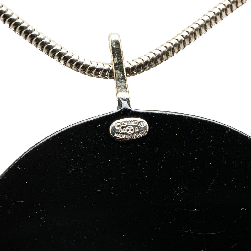 Chanel Metal Logo Necklace 00A