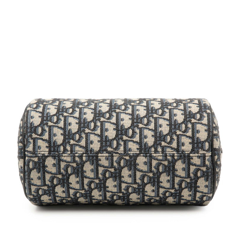 Dior Oblique Roller Shoulder Bag Leather Canvas