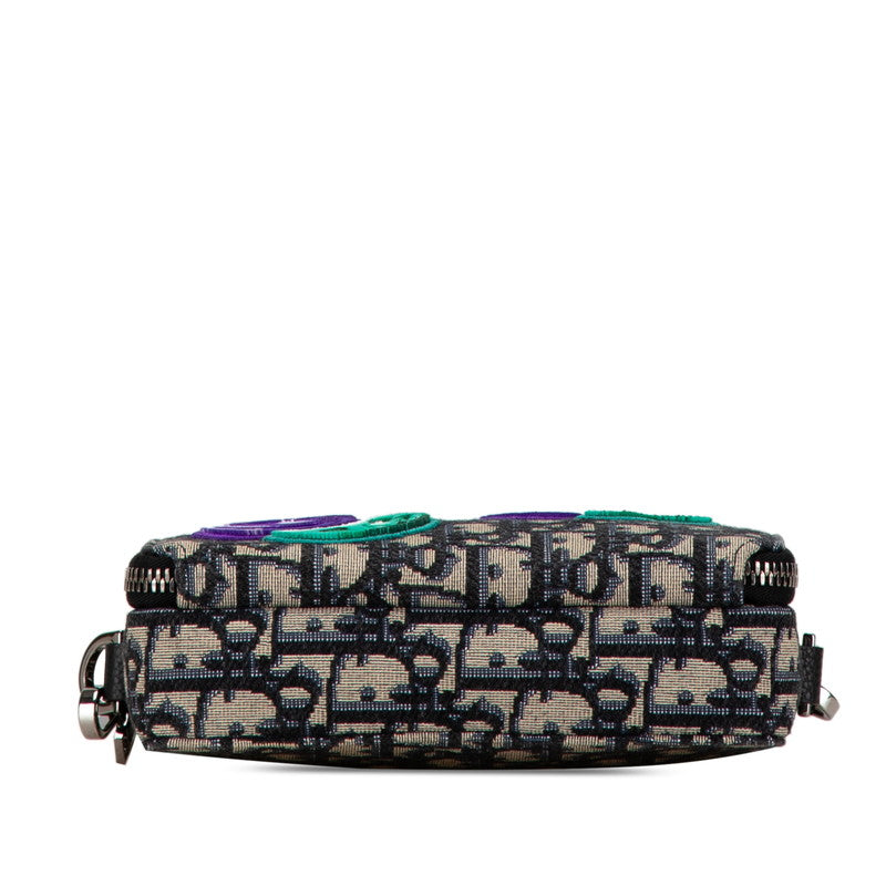 Dior Kenny Scharf Oblique Jacquard Shoulder Bag