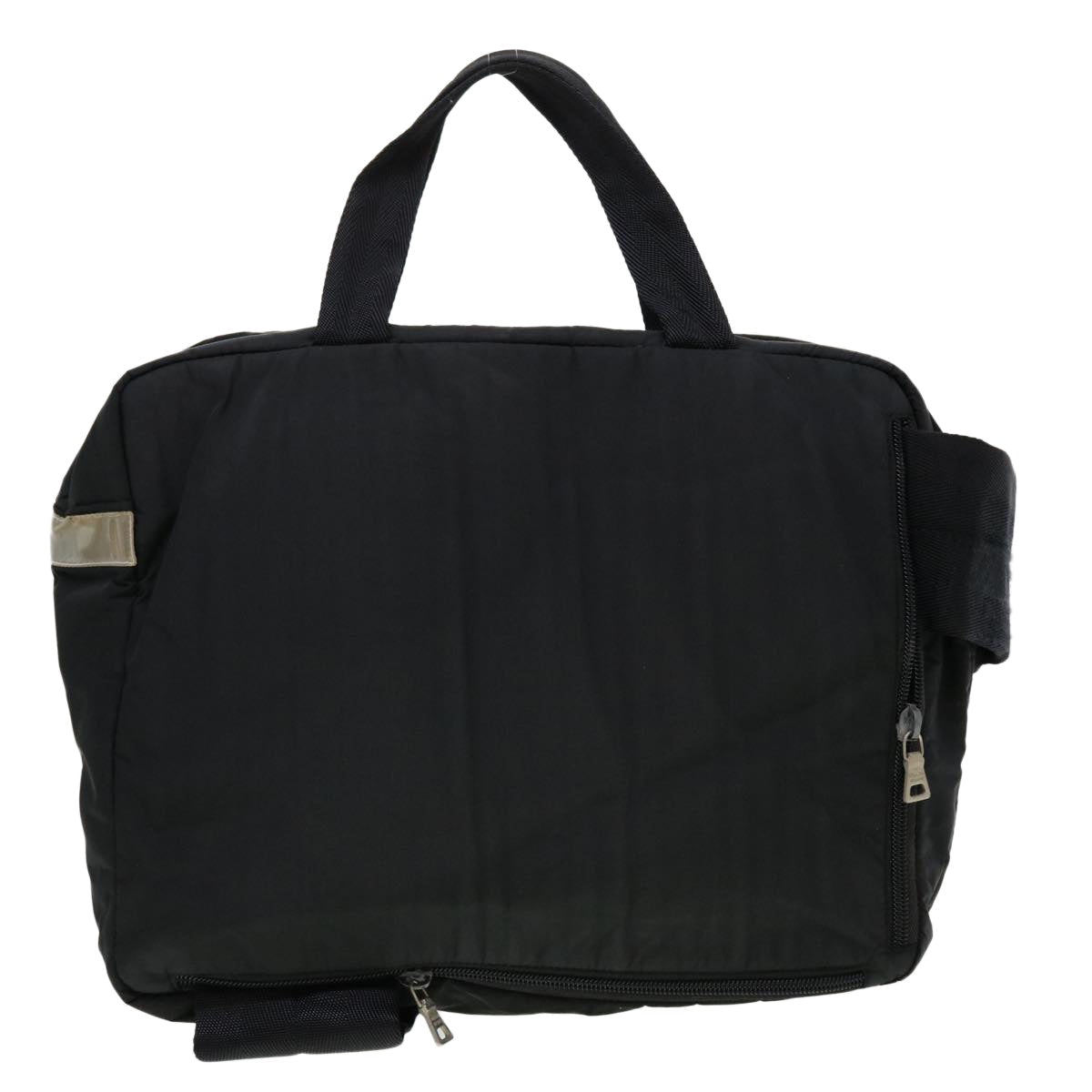 Prada Hand Bag Nylon Black Travel Bag Nylon Black Fm2266
