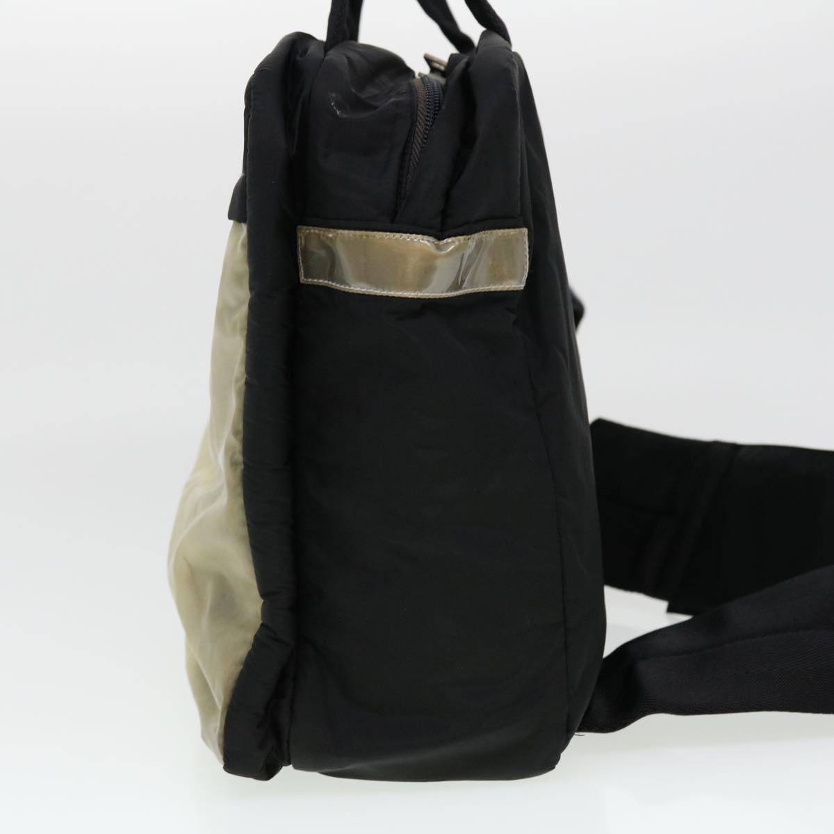 Prada Hand Bag Nylon Black Travel Bag Nylon Black Fm2266