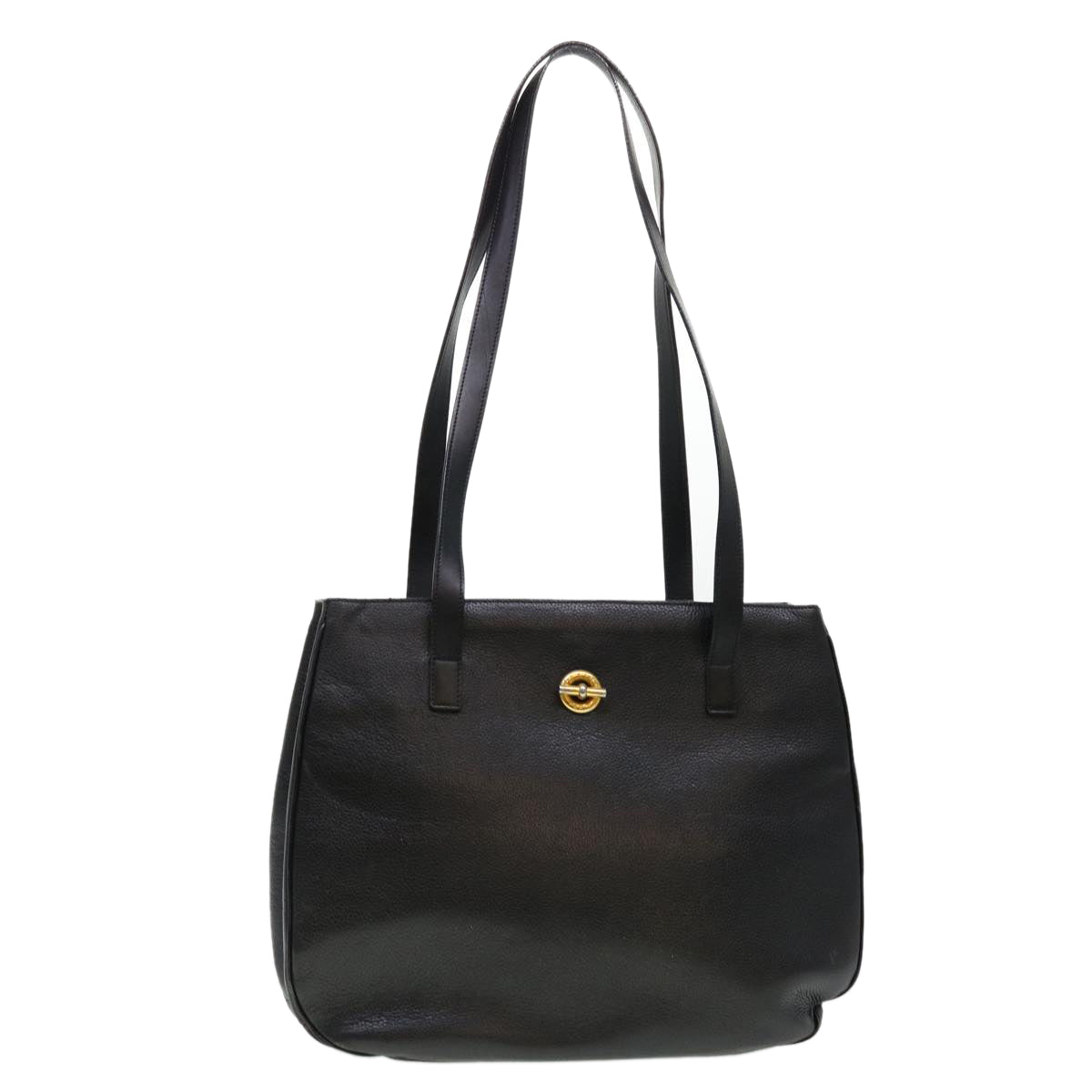 Luxury Shoulder Bag Fm Leather Black