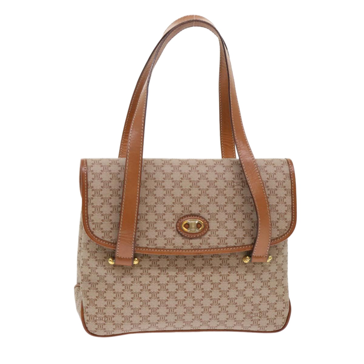 Luxury Macadam Shoulder Bag Fm Canvas Beige
