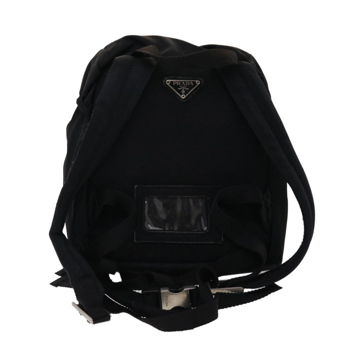 Prada Backpack Nylon Black Nylon Black Fm2530