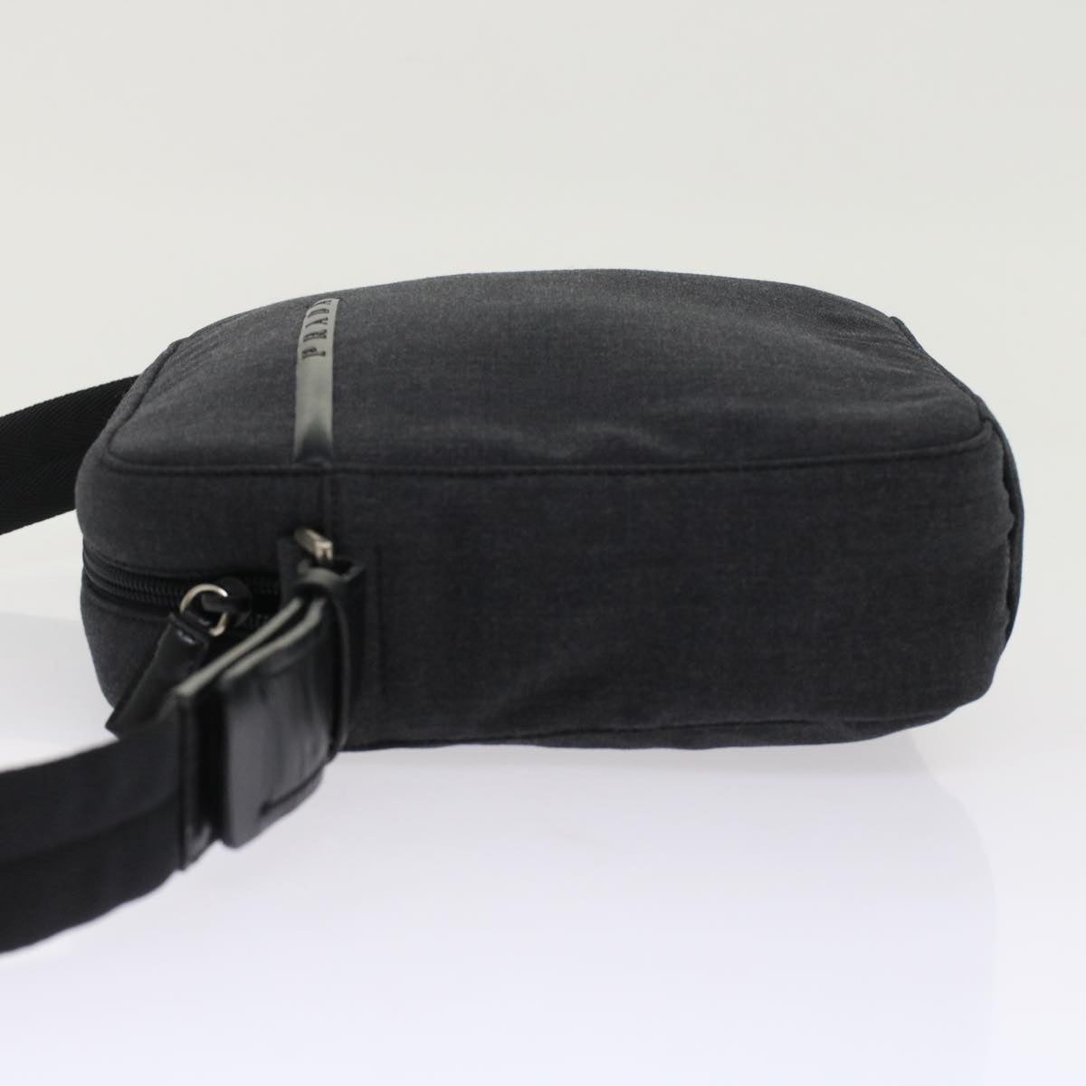 Prada Sports Shoulder Bag Auth Nylon Gray