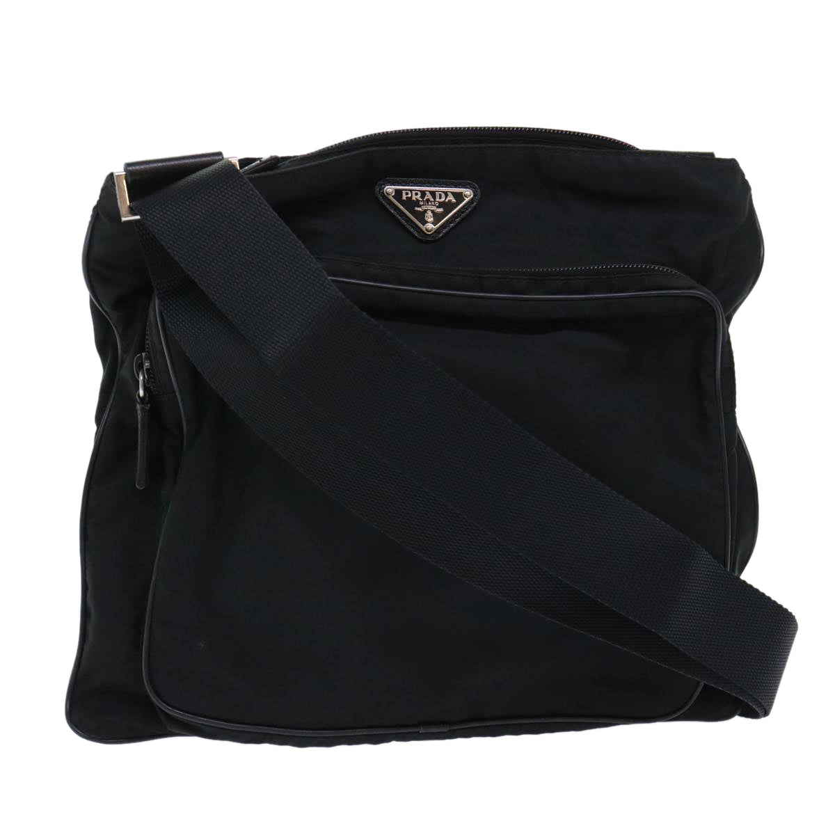 Prada Shoulder Bag Nylon Black Nylon Black Fm2612