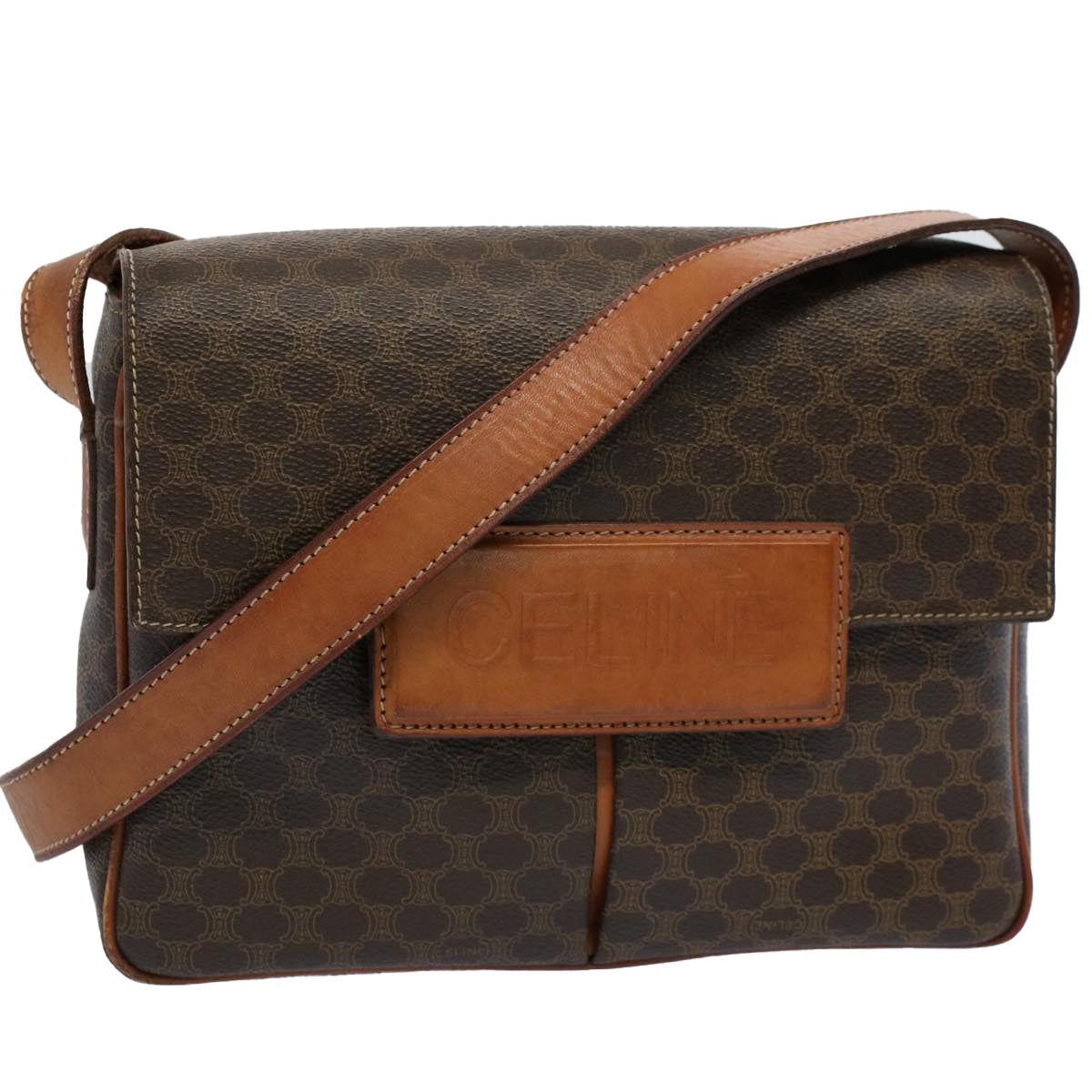Luxury Macadam Shoulder Bag Pvc Fm Leather Canvas