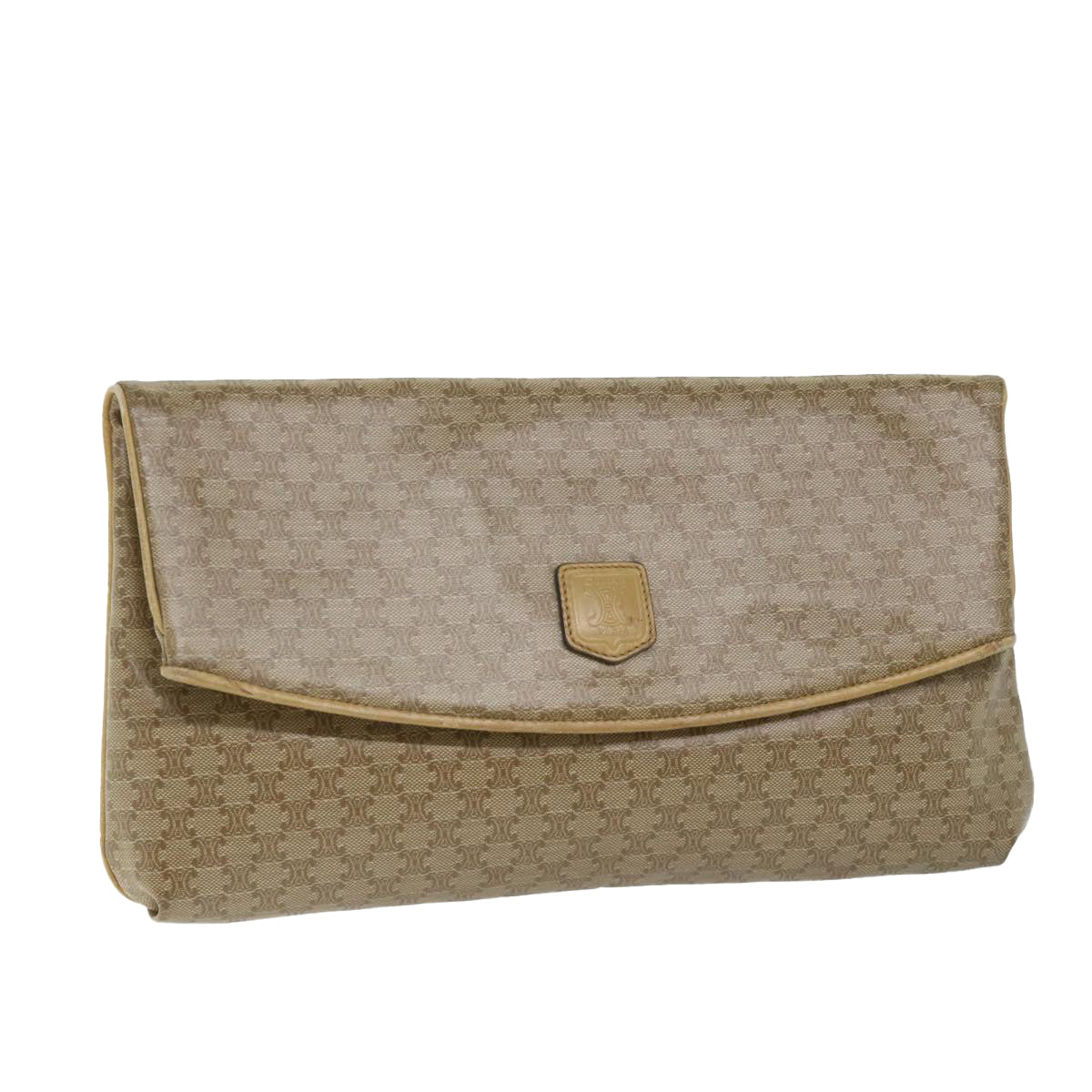 Luxury Macadam Clutch Bag Fm Canvas Beige