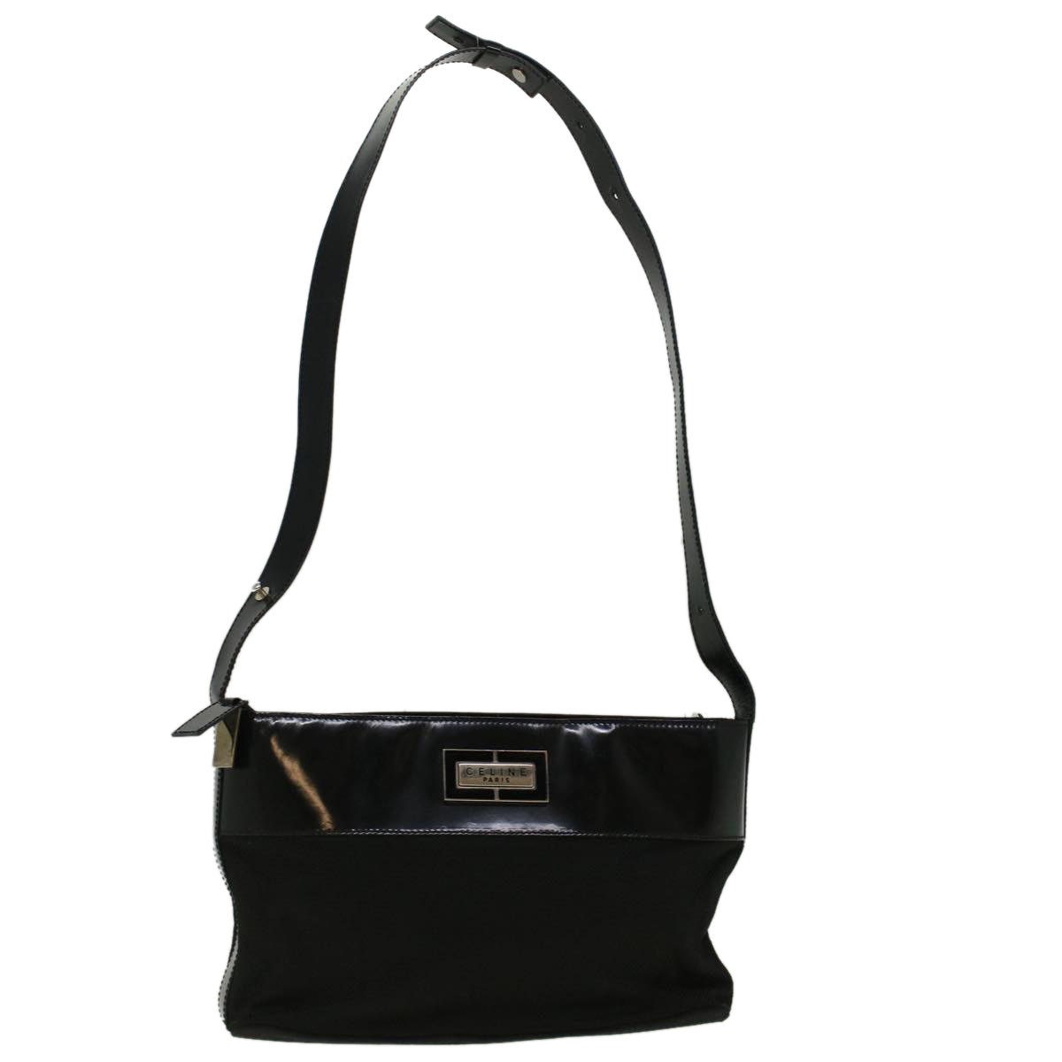 Luxury Shoulder Bag Fm Canvas Black