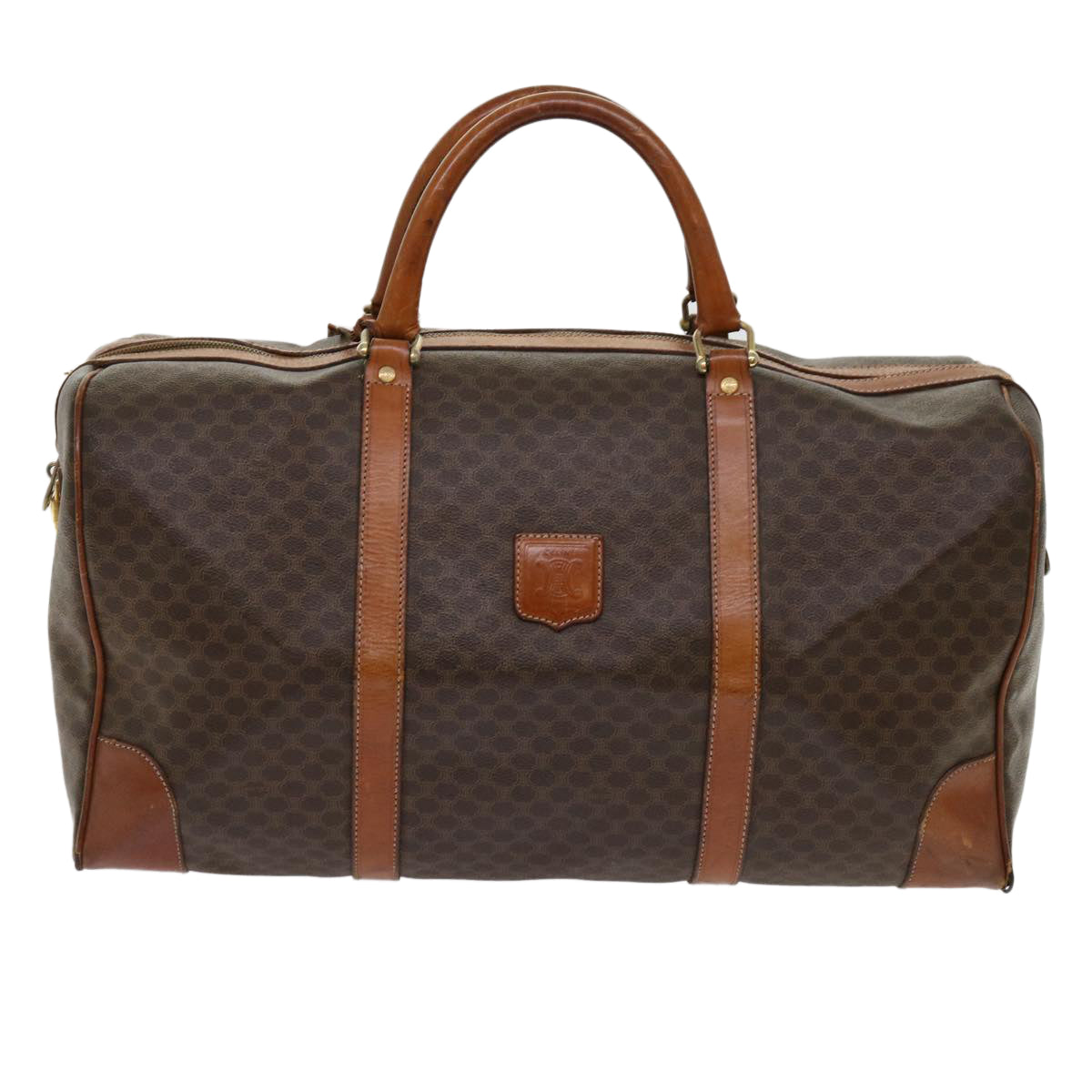 Luxury Macadam Boston Bag Pvc Fm Leather Canvas Travel Bag