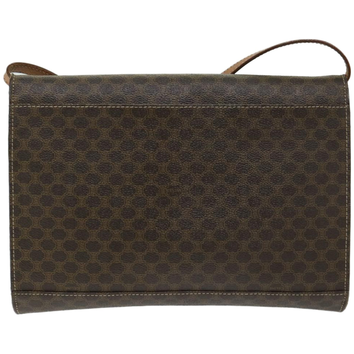 Luxury Macadam Circle Shoulder Bag Pvc Fm Leather Canvas
