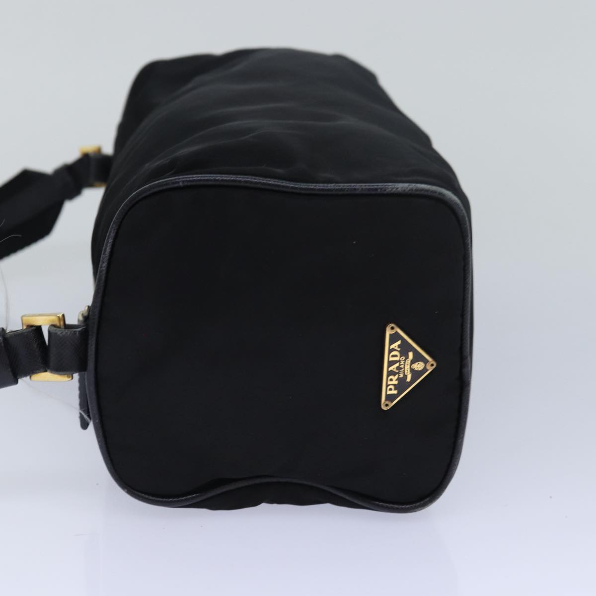 Prada Shoulder Bag Auth Nylon Black Black Auth Fm3514