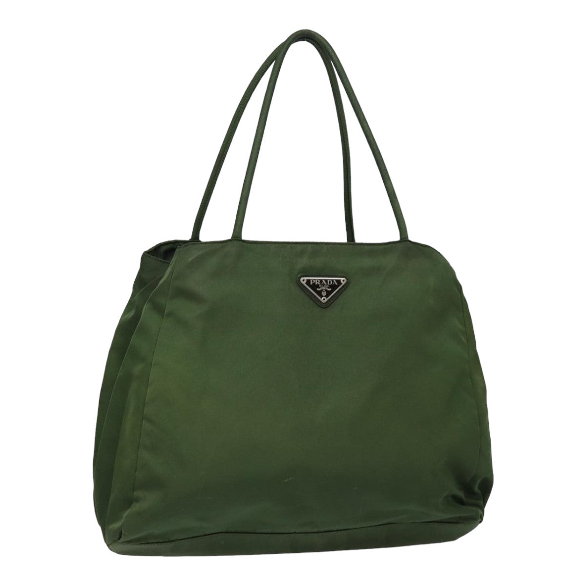 Prada Hand Bag Khaki Auth Nylon Travel Bag Khaki Auth Fm3617