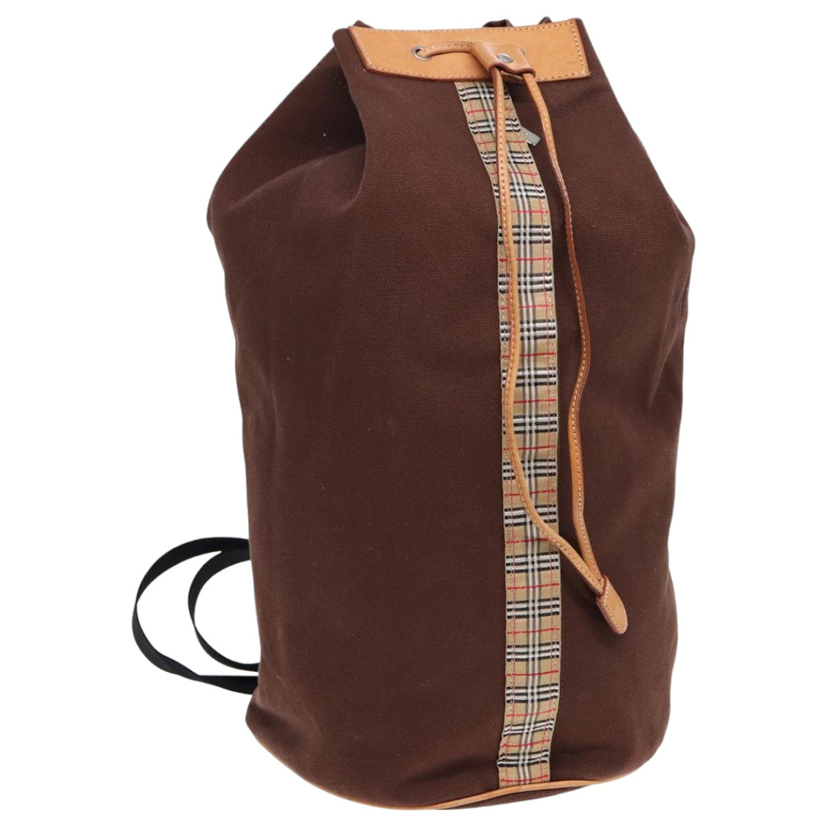 Burberry Luxury ss Nova Check Shoulder Bag Auth Fm3618 Canvas Brown