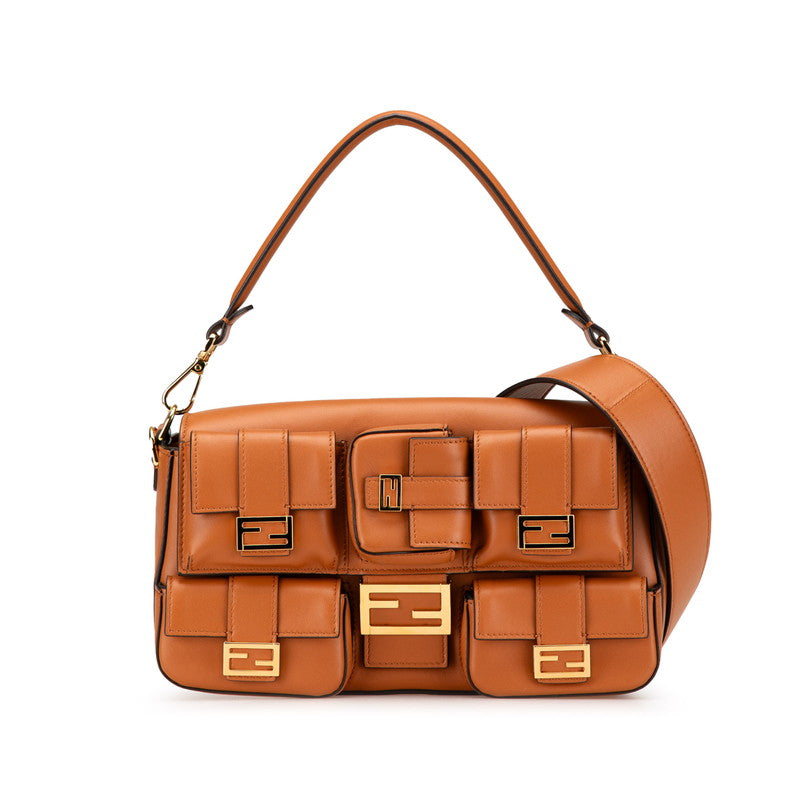 Fendi Baguette 2Way Bag Leather Shoulder Bag