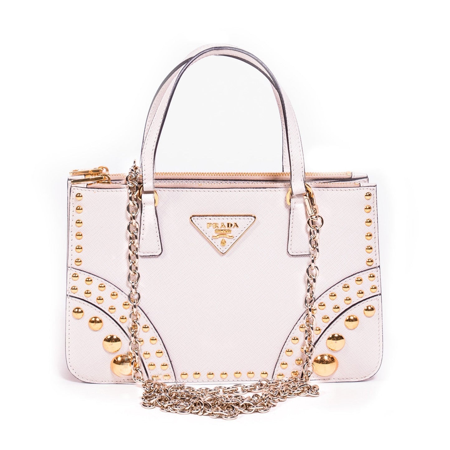 Prada Studded Bag Mini Tote Bag