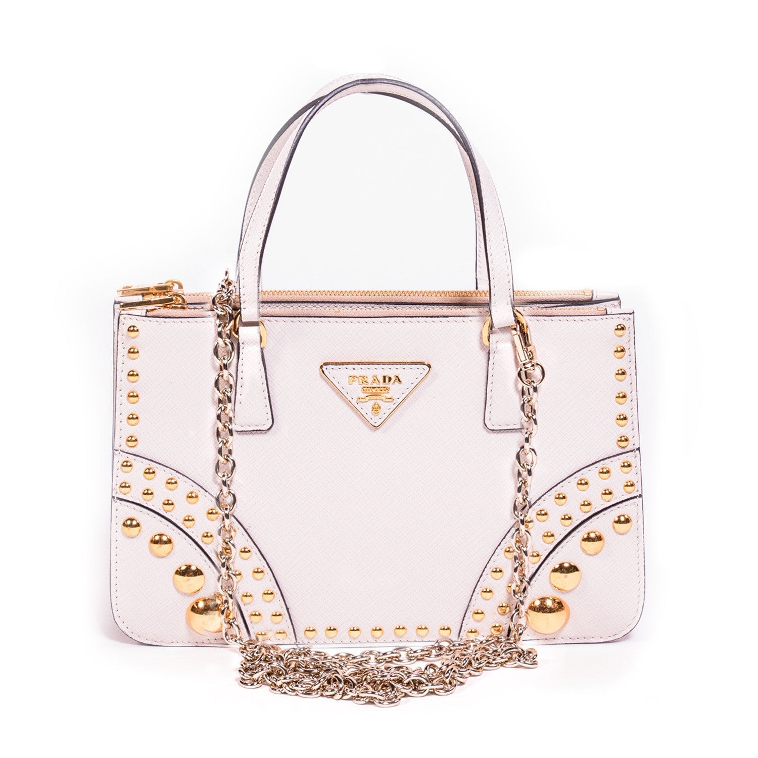 Prada Studded Bag Mini Tote Bag