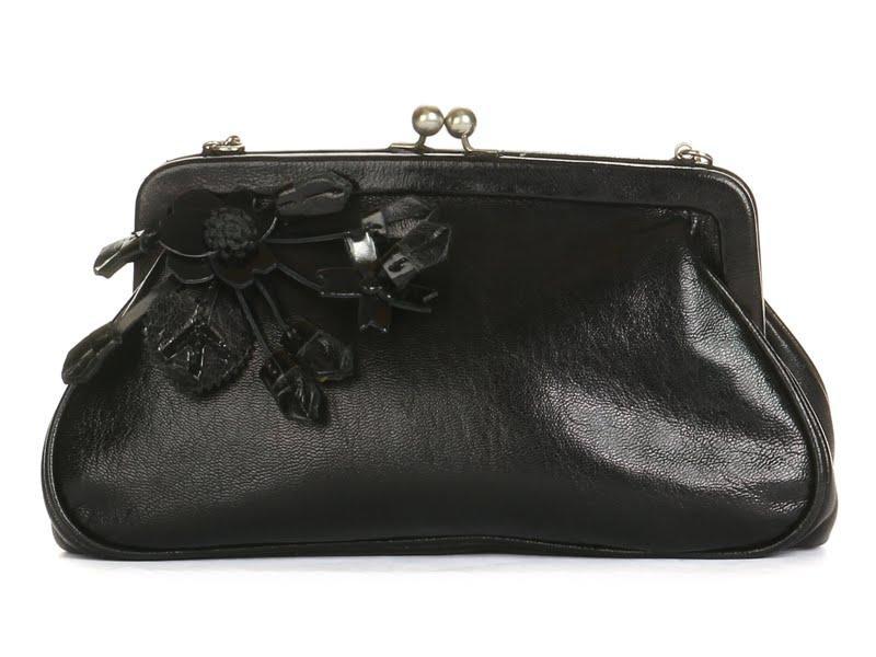 Prada Evening Bag Black Small Clutch Bag