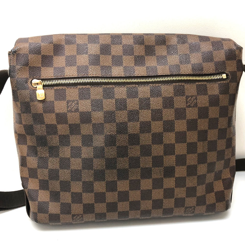 Louis Vuitton N51211 Damier Ebene Damier Brooklyn Canvas Shoulder Bag